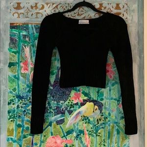 Cropped urban outfitters sweater